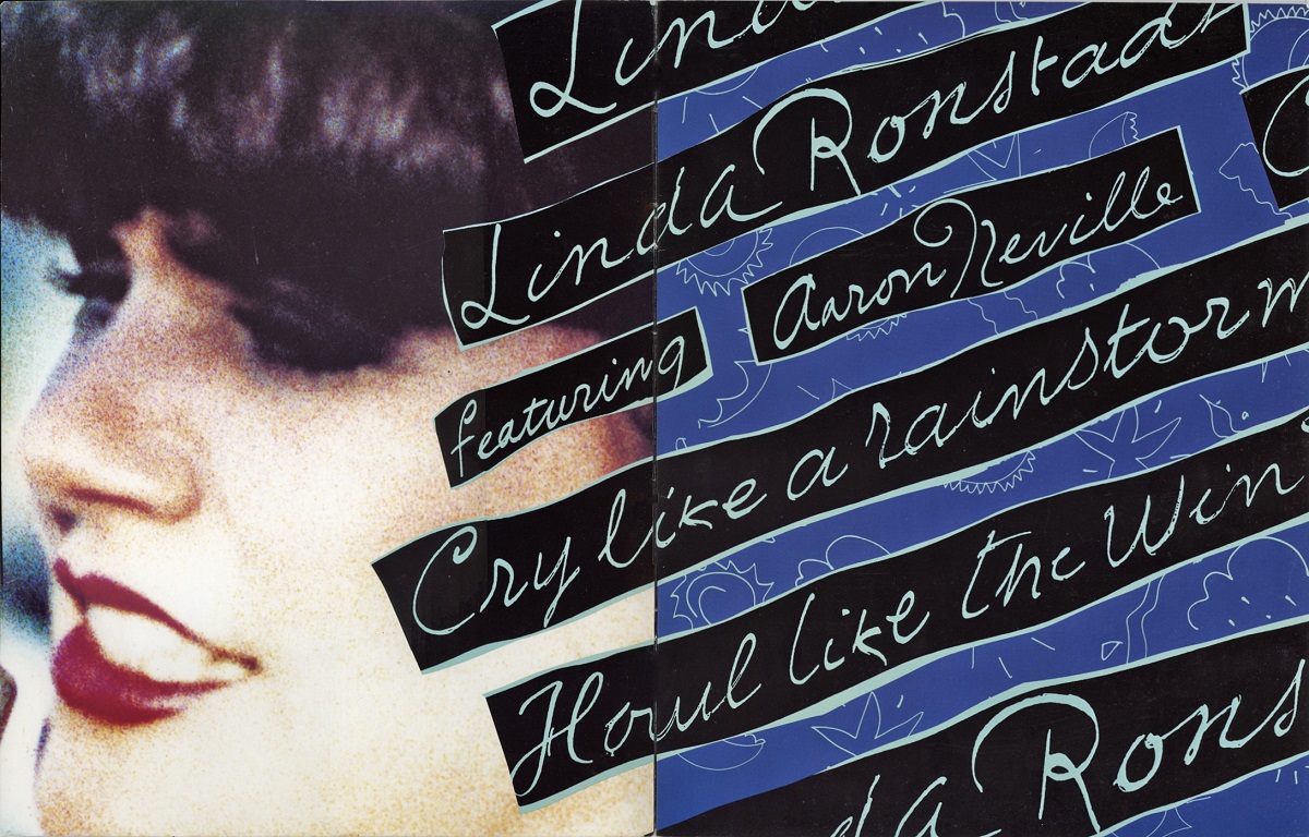 Linda Ronstadt 1990 tour book Cry Like a Rainstorm