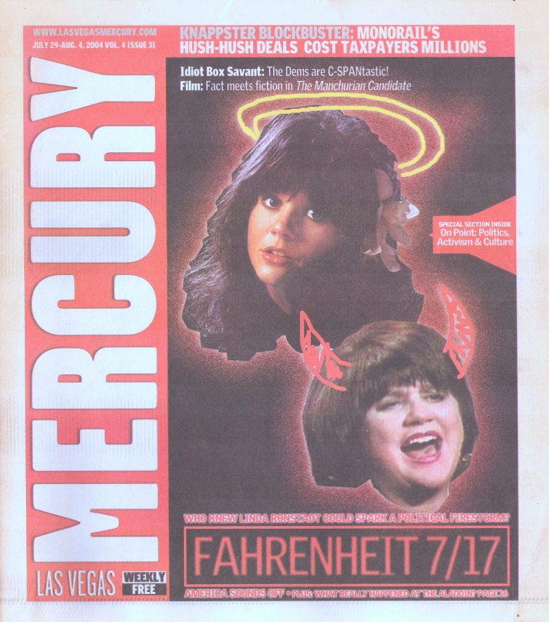 Las Vegas Mercury News- July 29, 2004- cover