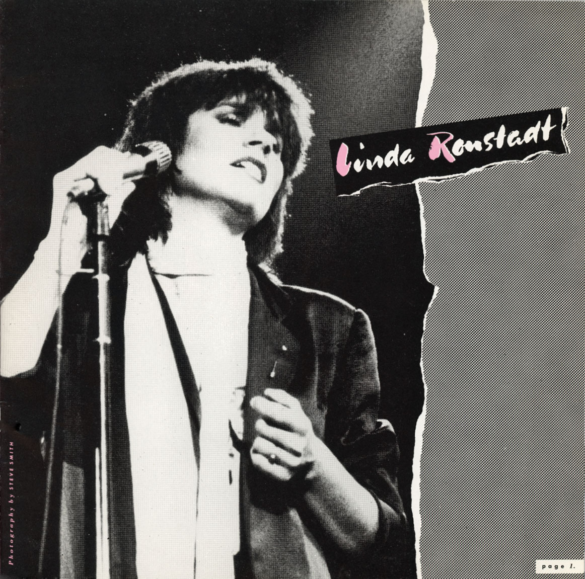 Linda Ronstadt 1980 tour book Mad Love
