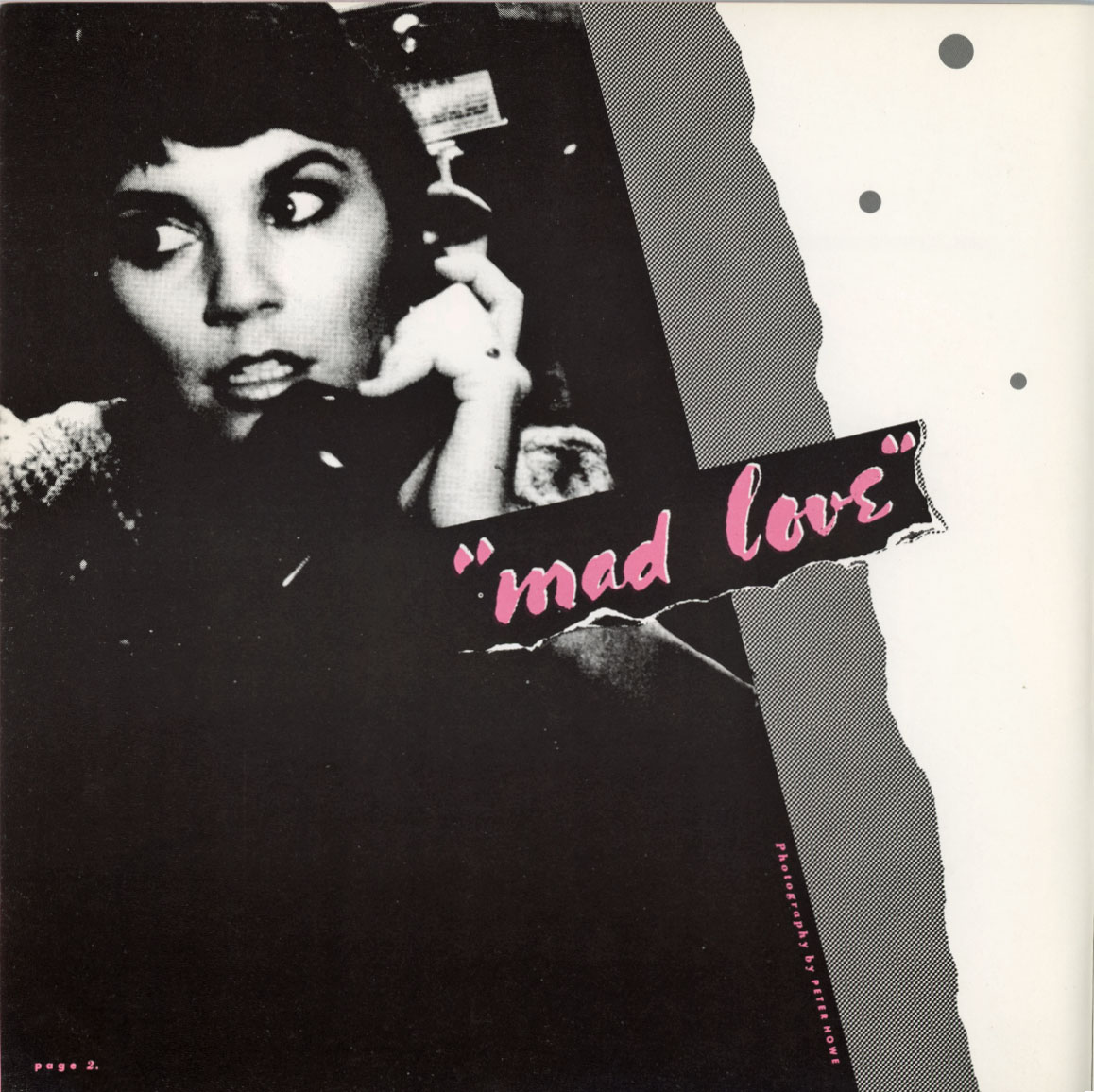 Linda Ronstadt 1980 tour book Mad Love