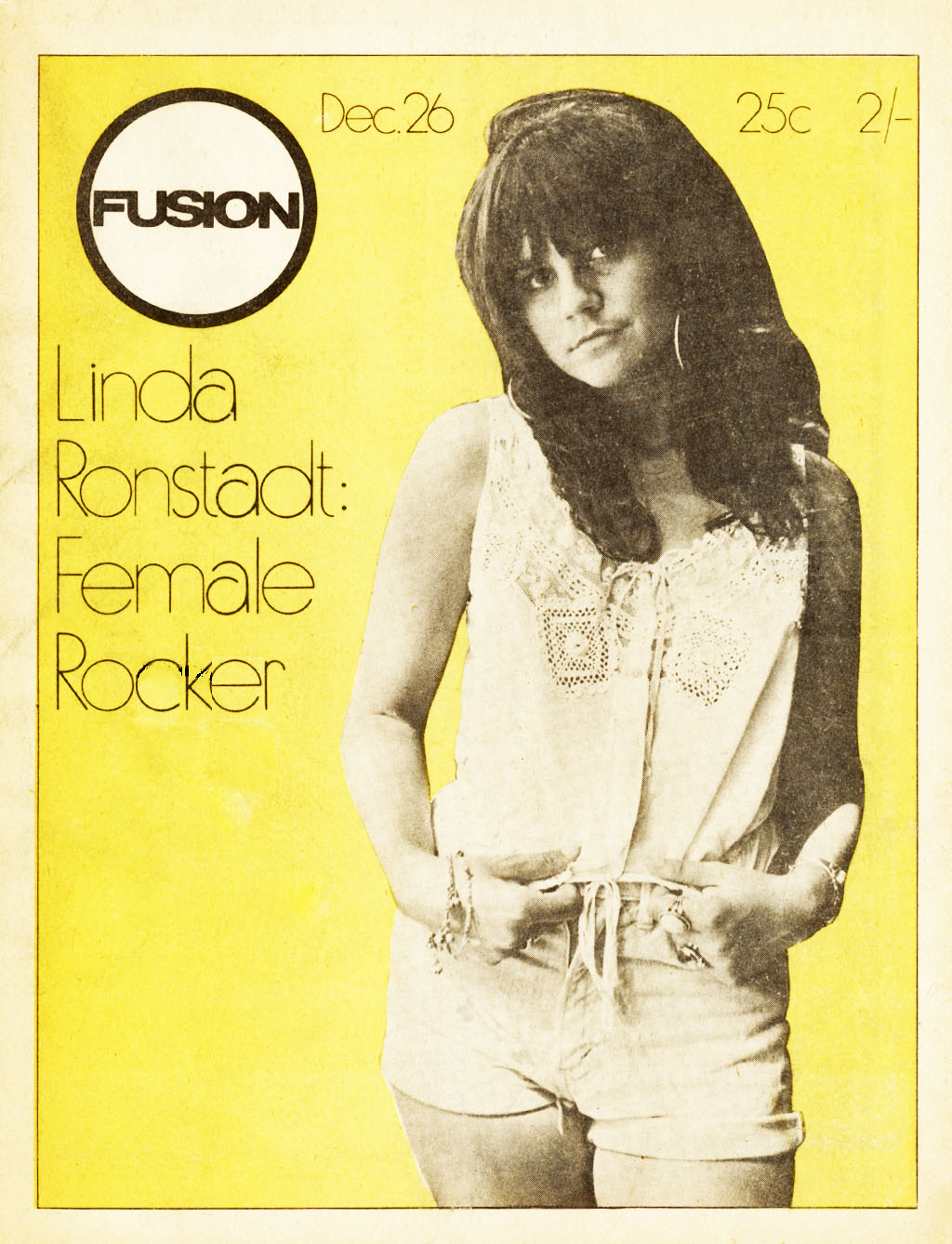 Linda Ronstadt 1969 interview Fusion