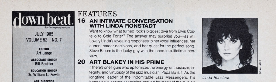 Linda Ronstadt- Downbeat