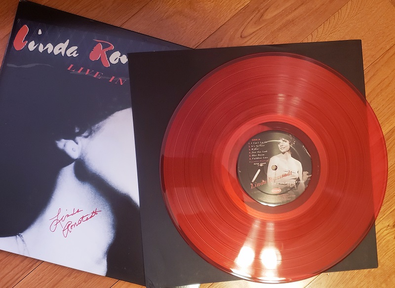 Linda Ronstadt- Live in Hollywood- signed- red vinyl